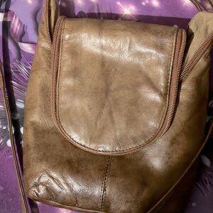 Brown Leather Cross body